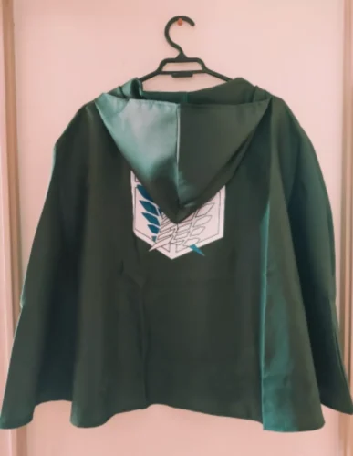 Attack On Titan Costume - Green Cloak Cape photo review